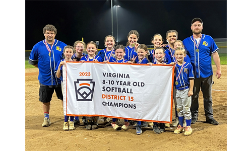 King George Little League Captures D15 8-10 Softball Crown