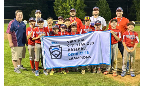 Spotsy National League Wins D15 9-11 Baseball Title