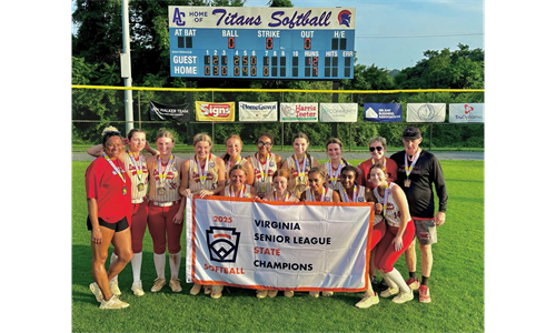 2025 Virginia State Senior League Softball Champions
